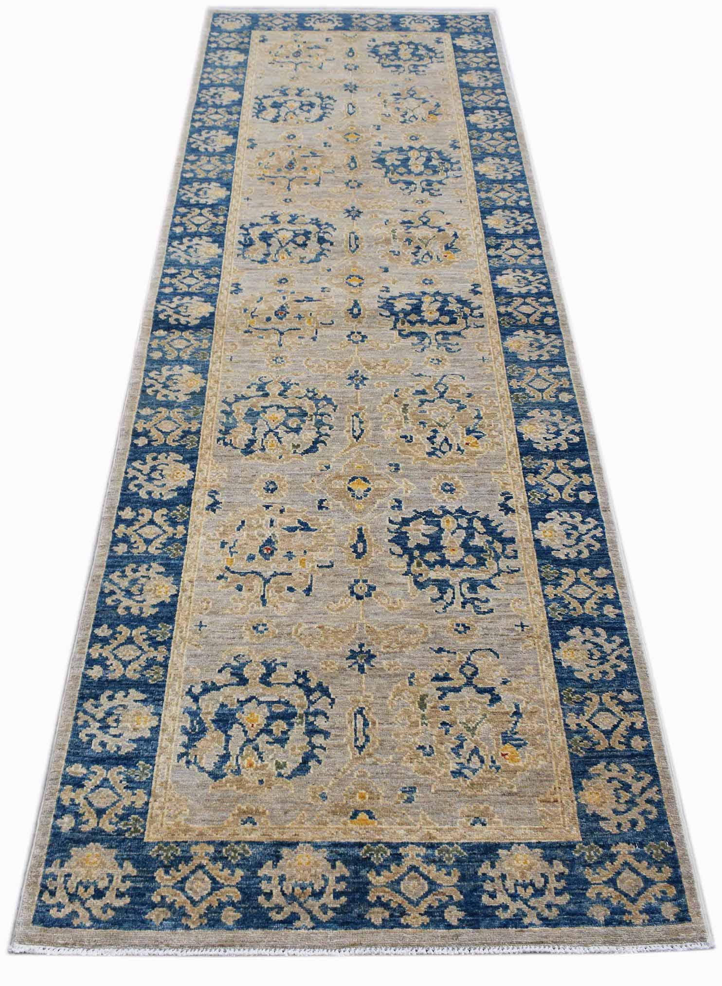 Handwoven Afghan Chobi Hallway Runner | 302 x 93 cm | 9'11" x 3' - Najaf Rugs & Textile