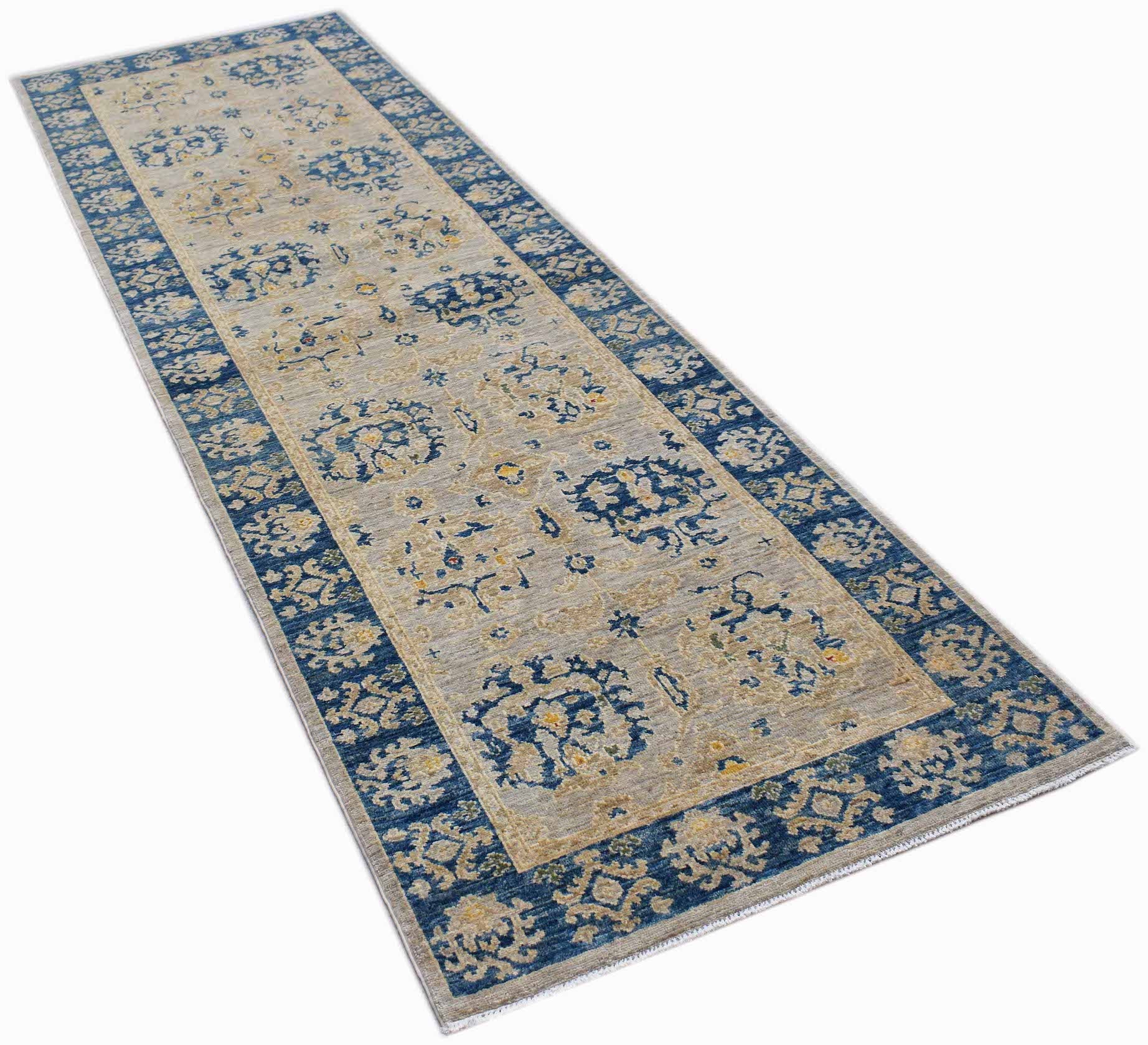 Handwoven Afghan Chobi Hallway Runner | 302 x 93 cm | 9'11" x 3' - Najaf Rugs & Textile