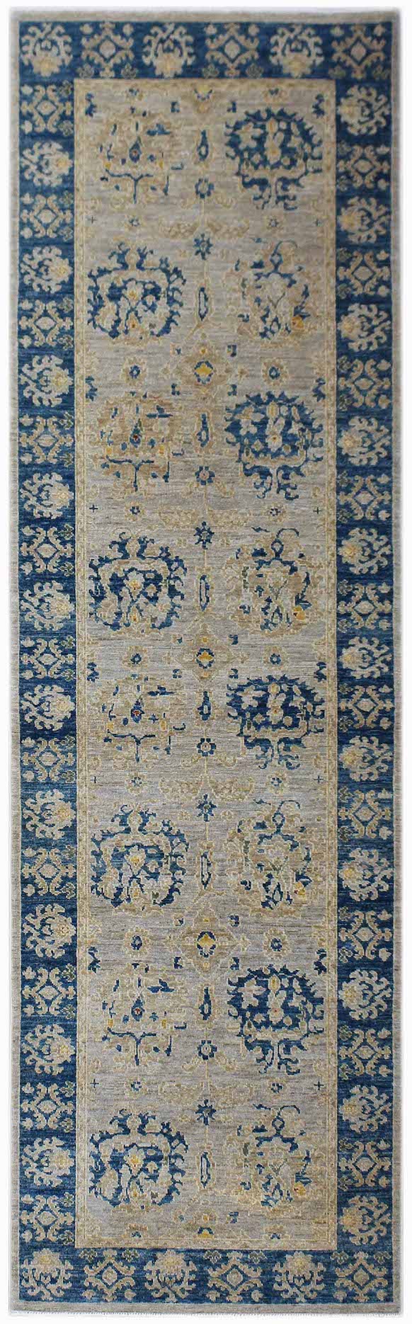 Handwoven Afghan Chobi Hallway Runner | 302 x 93 cm | 9'11" x 3' - Najaf Rugs & Textile