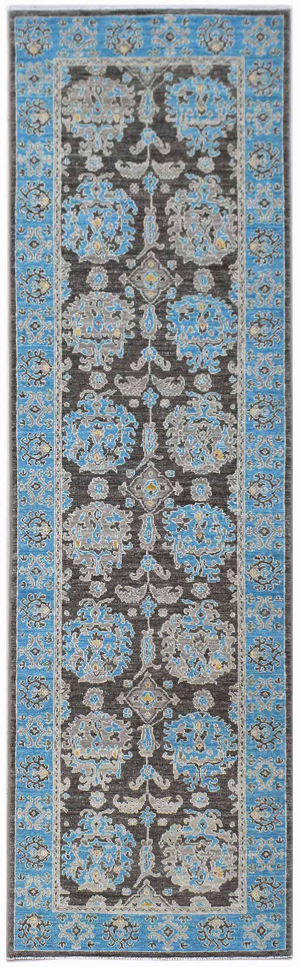 Handwoven Afghan Chobi Hallway Runner | 309 x 88 cm | 10'2" x 2'11" - Najaf Rugs & Textile