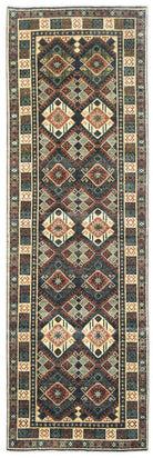 Handwoven Afghan Chobi Hallway Runner | 333 x 122 cm | 10'11" x 4' - Najaf Rugs & Textile