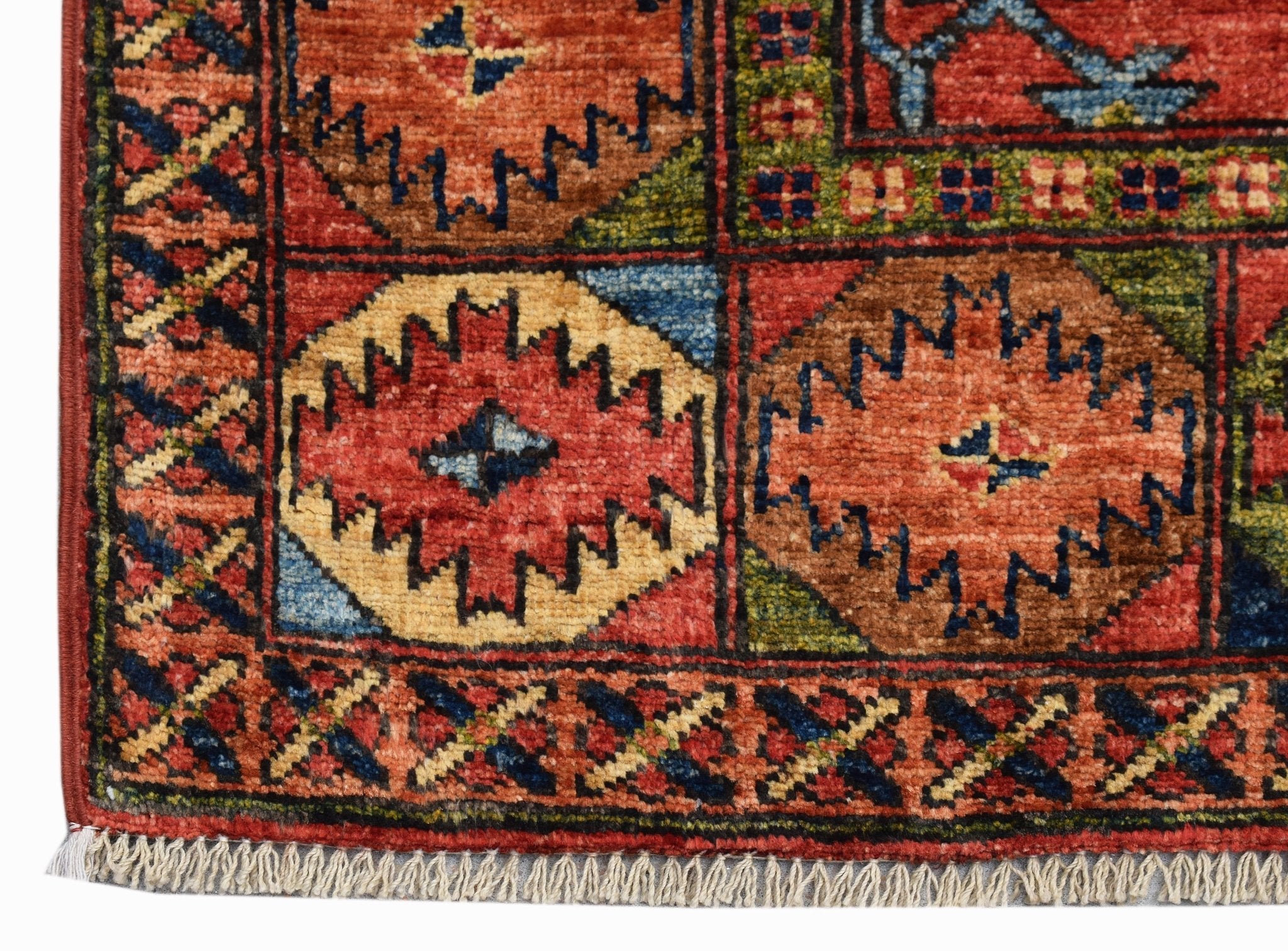 Handwoven Afghan Chobi Rug | 173 x 122 cm | 5'8" x 4' - Najaf Rugs & Textile