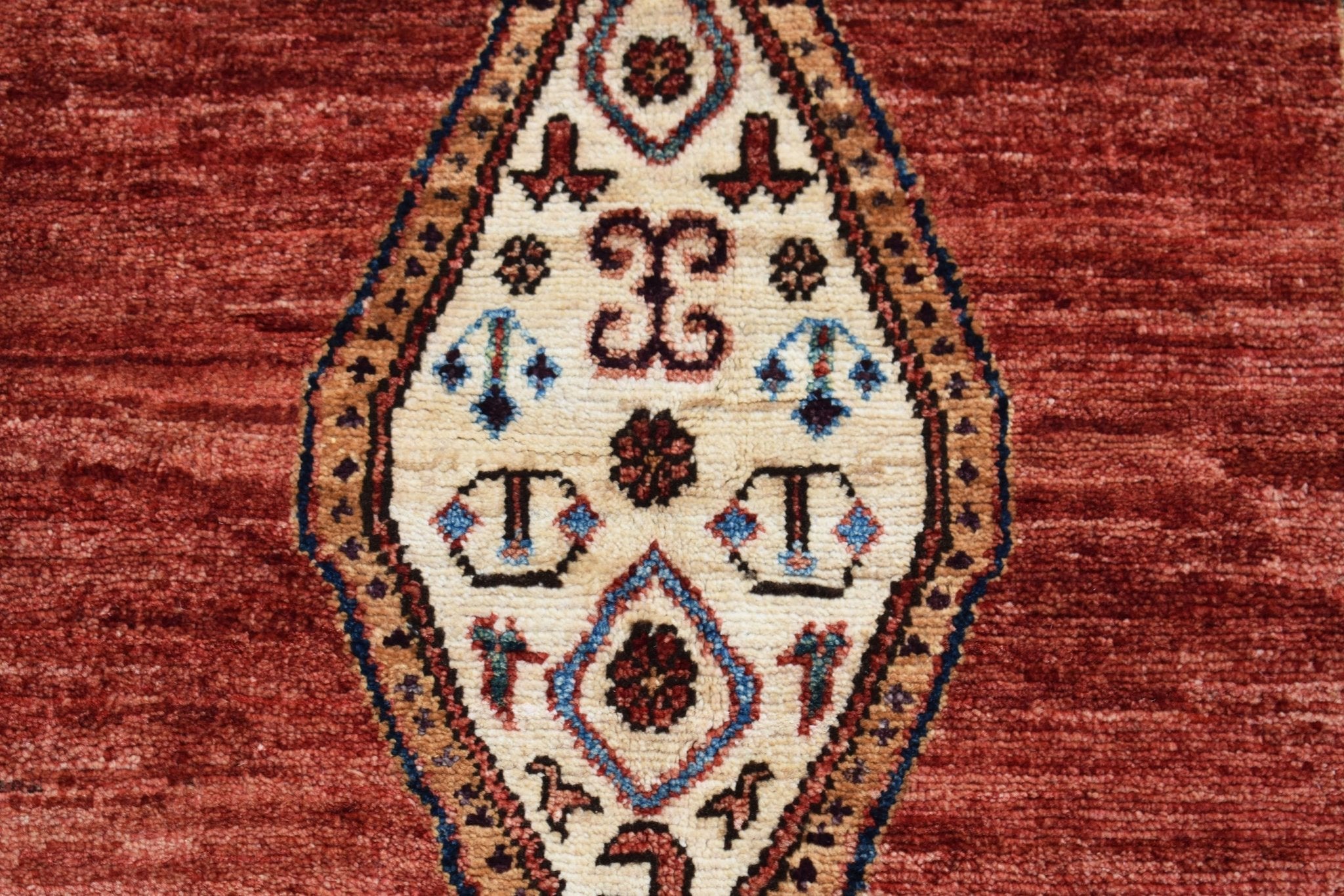 Handwoven Afghan Chobi Rug | 193 x 123 cm | 4'11" x 3'3" - Najaf Rugs & Textile