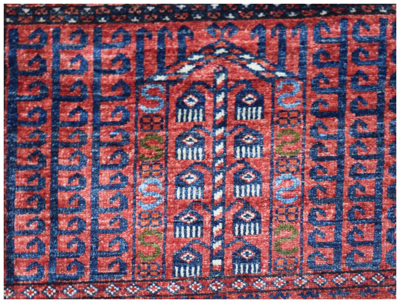 Handwoven Afghan Chobi Rug | 199 x 149 cm | 6'6" x 4'11" - Najaf Rugs & Textile