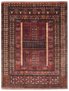 Handwoven Afghan Chobi Rug | 199 x 149 cm | 6'6" x 4'11" - Najaf Rugs & Textile