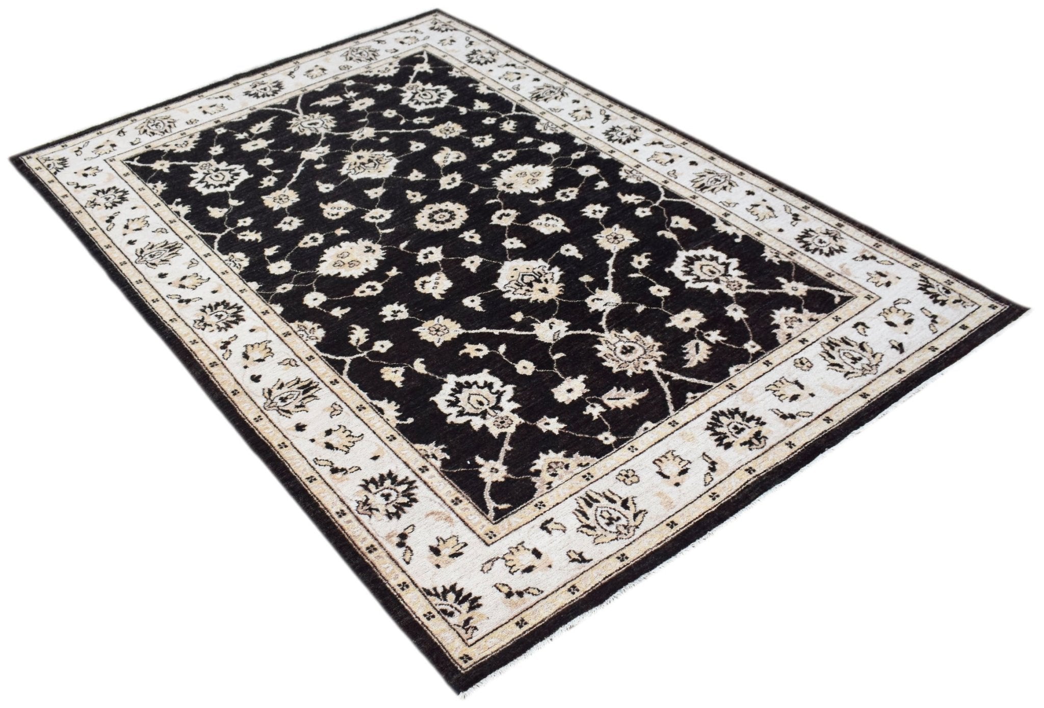 Handwoven Afghan Chobi Rug | 200 x 137 cm | 6'7" x 4'6" - Najaf Rugs & Textile