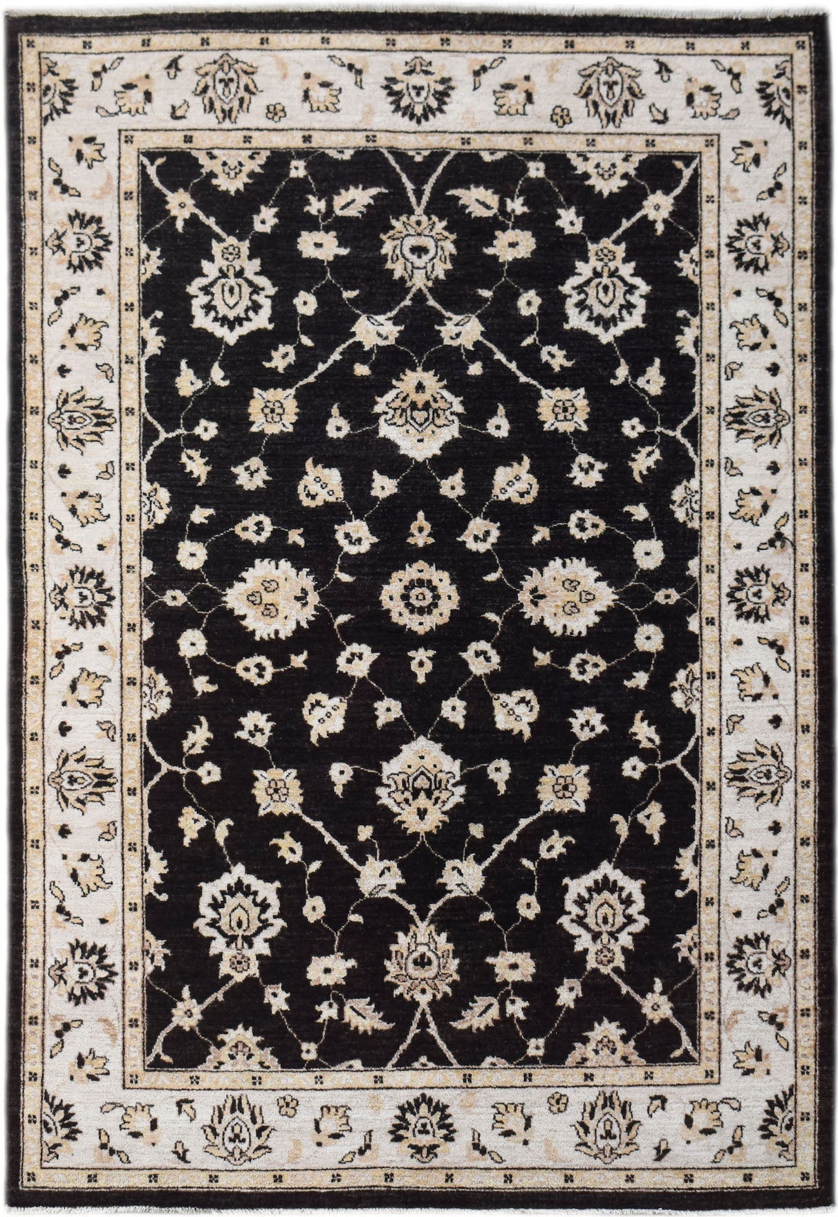 Handwoven Afghan Chobi Rug | 200 x 137 cm | 6'7" x 4'6" - Najaf Rugs & Textile