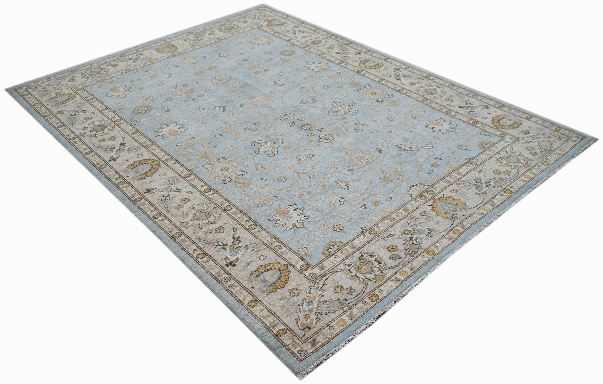 Handwoven Afghan Chobi Rug | 224 x 168 cm | 7'5" x 5'7" - Najaf Rugs & Textile