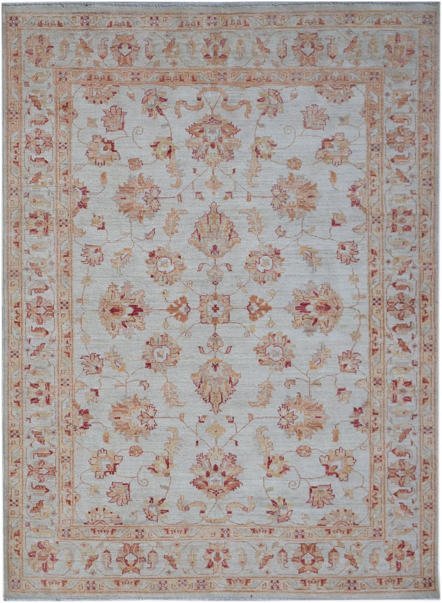 Handwoven Afghan Chobi Rug | 225 x 170 cm | 7'5" x 5'7" - Najaf Rugs & Textile