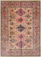 Handwoven Afghan Chobi Rug | 237 x 176 cm | 7'9" x 5'9" - Najaf Rugs & Textile