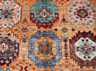 Handwoven Afghan Chobi Rug | 245 x 174 cm | 8'1" x 5'9" - Najaf Rugs & Textile