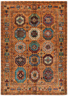 Handwoven Afghan Chobi Rug | 245 x 174 cm | 8'1" x 5'9" - Najaf Rugs & Textile