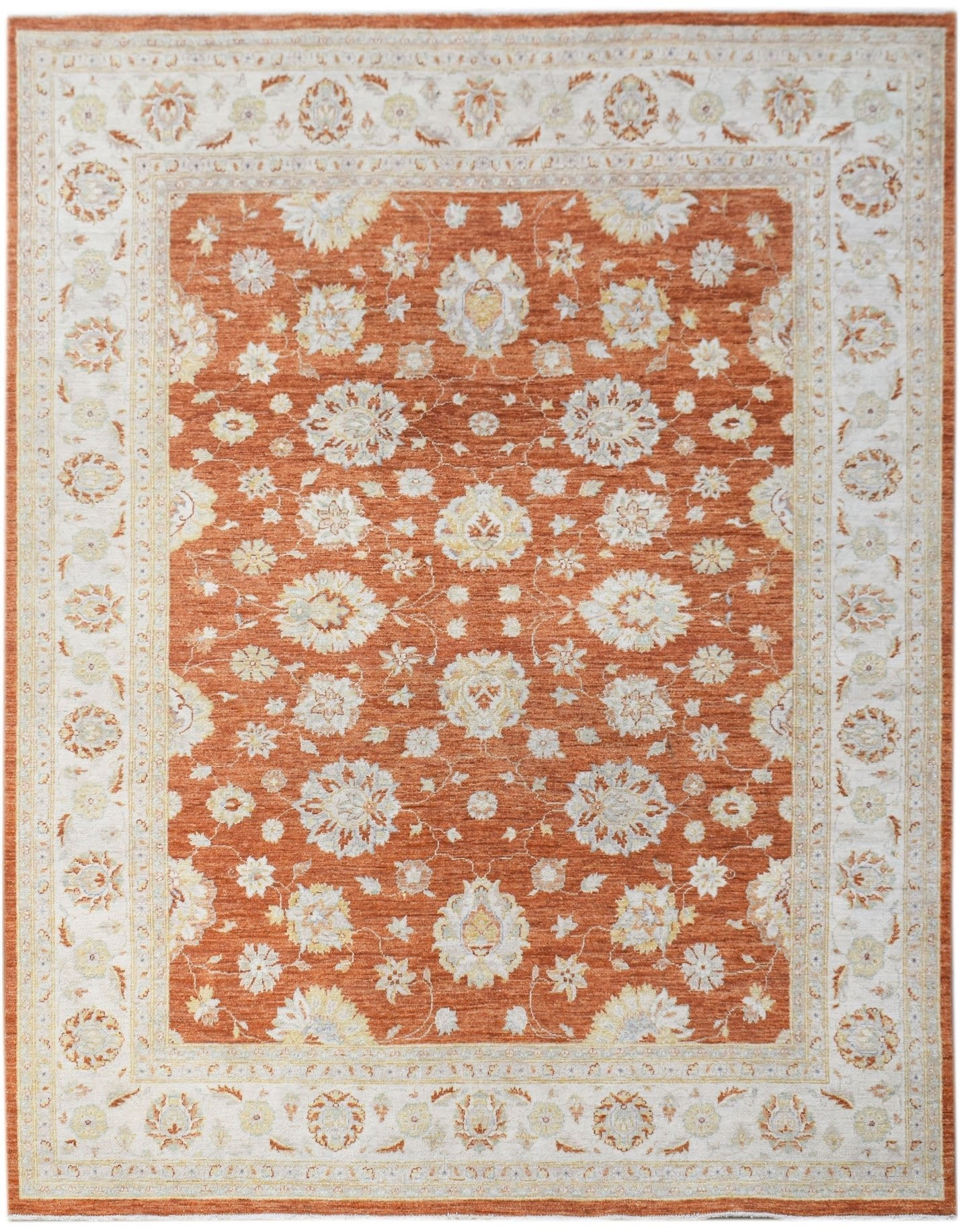 Handwoven Afghan Chobi Rug | 285 x 238 cm | 9'5" x 7'7" - Najaf Rugs & Textile