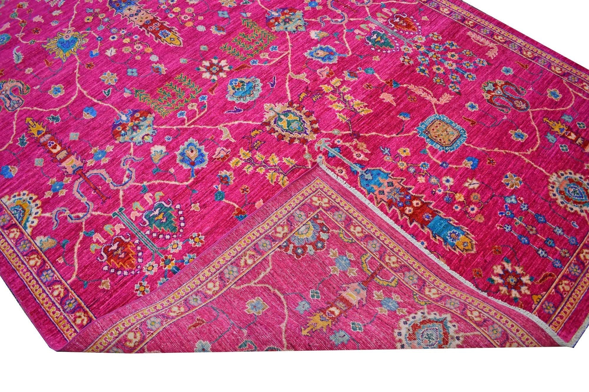 Handwoven Afghan Chobi Rug | 286 x 202 cm | 9'3" x 6'6" - Najaf Rugs & Textile