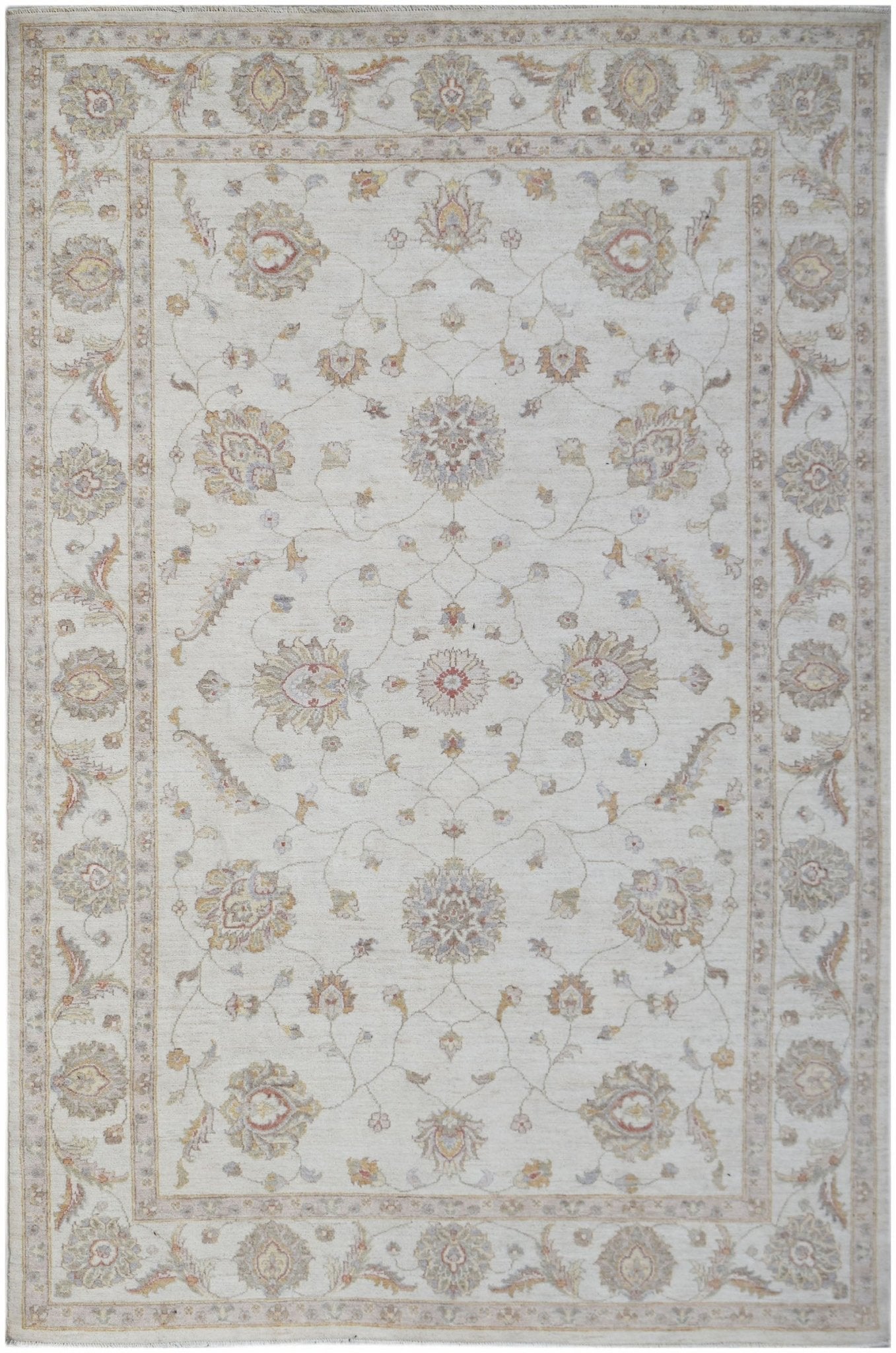 Handwoven Afghan Chobi Rug | 297 x 197 cm | 9'9" x 6'6" - Najaf Rugs & Textile