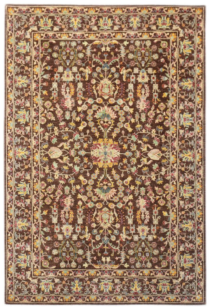 Handwoven Afghan Chobi Rug | 297 x 200 cm | 9'9" x 6'7" - Najaf Rugs & Textile