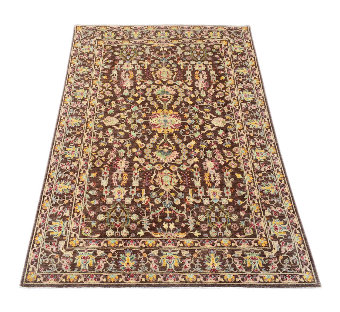 Handwoven Afghan Chobi Rug | 297 x 200 cm | 9'9" x 6'7" - Najaf Rugs & Textile