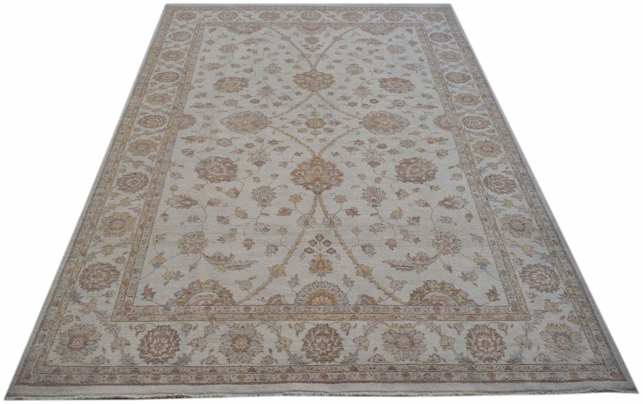 Handwoven Afghan Chobi Rug | 300 x 202 cm | 9'10" x 6'8" - Najaf Rugs & Textile