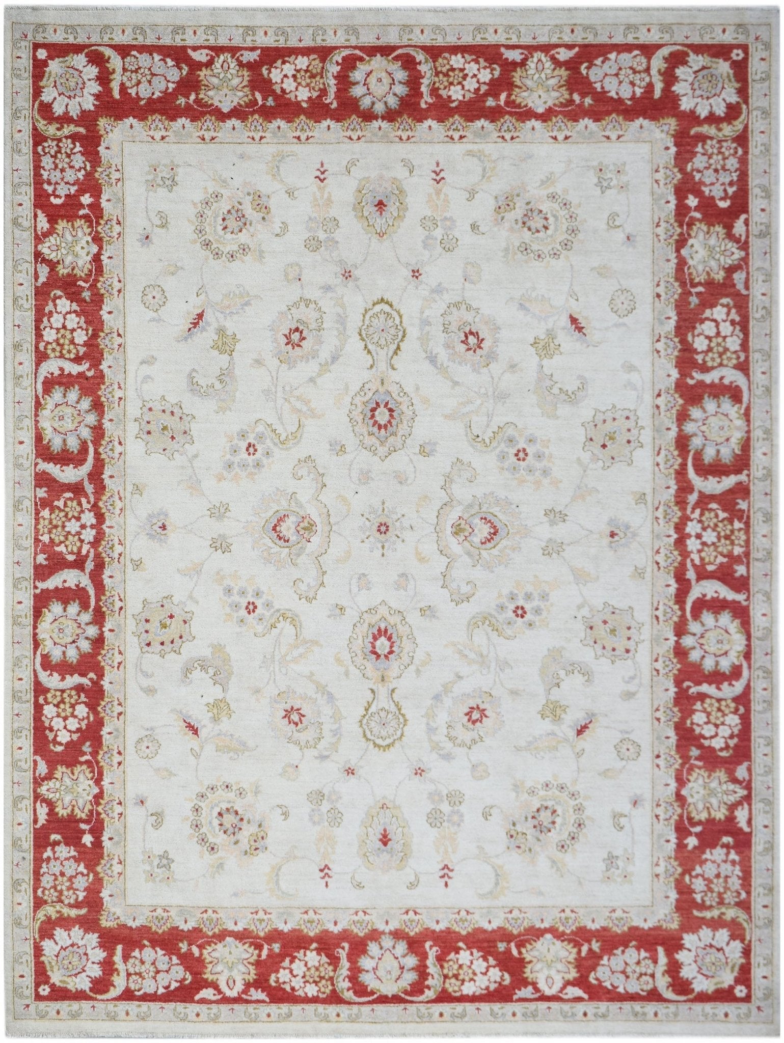 Handwoven Afghan Chobi Rug | 300 x 244 cm | 9'10" x 8'1" - Najaf Rugs & Textile