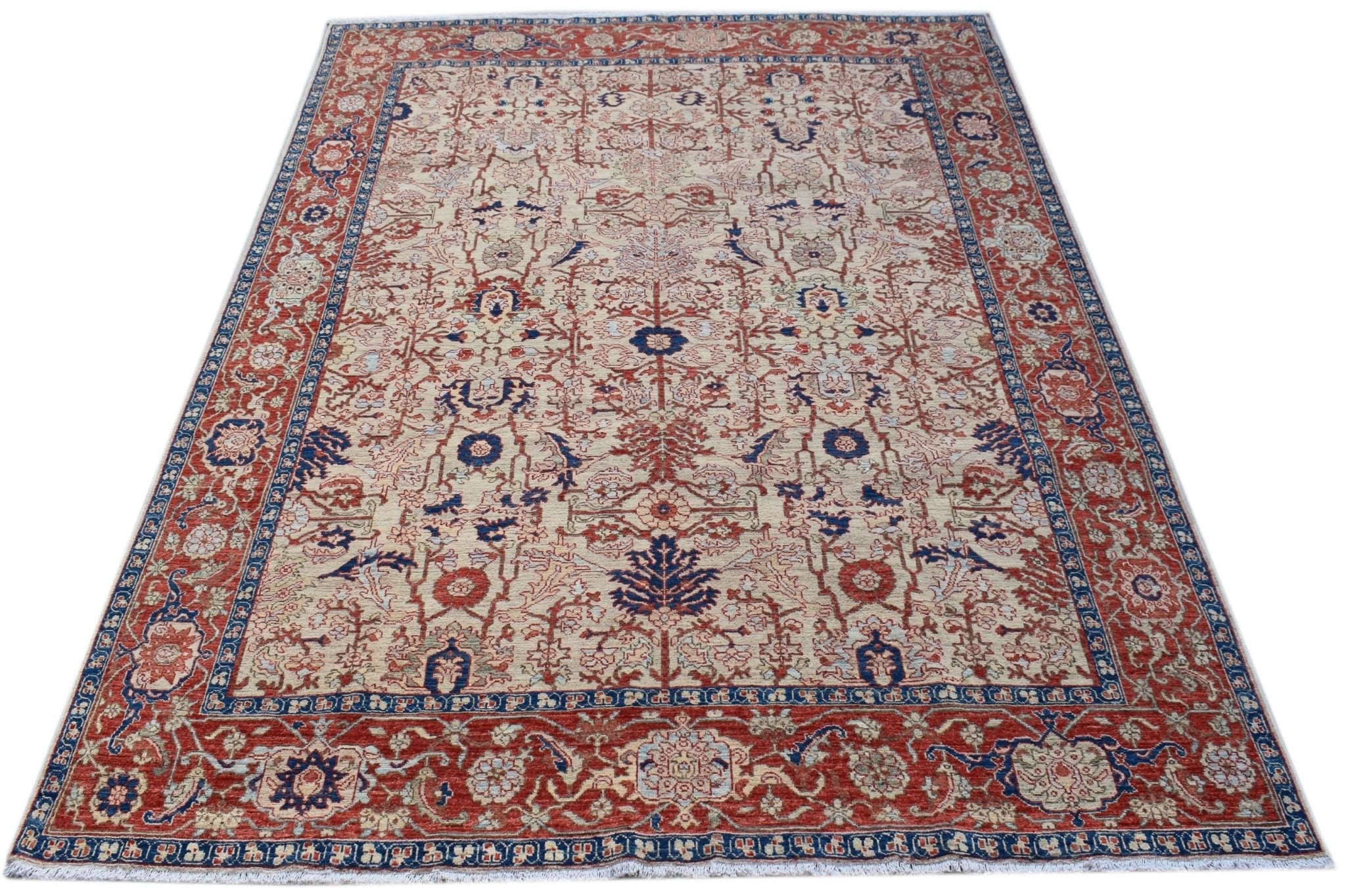 Handwoven Afghan Chobi Rug | 302 x 248 cm | 9'11" x 8'2" - Najaf Rugs & Textile