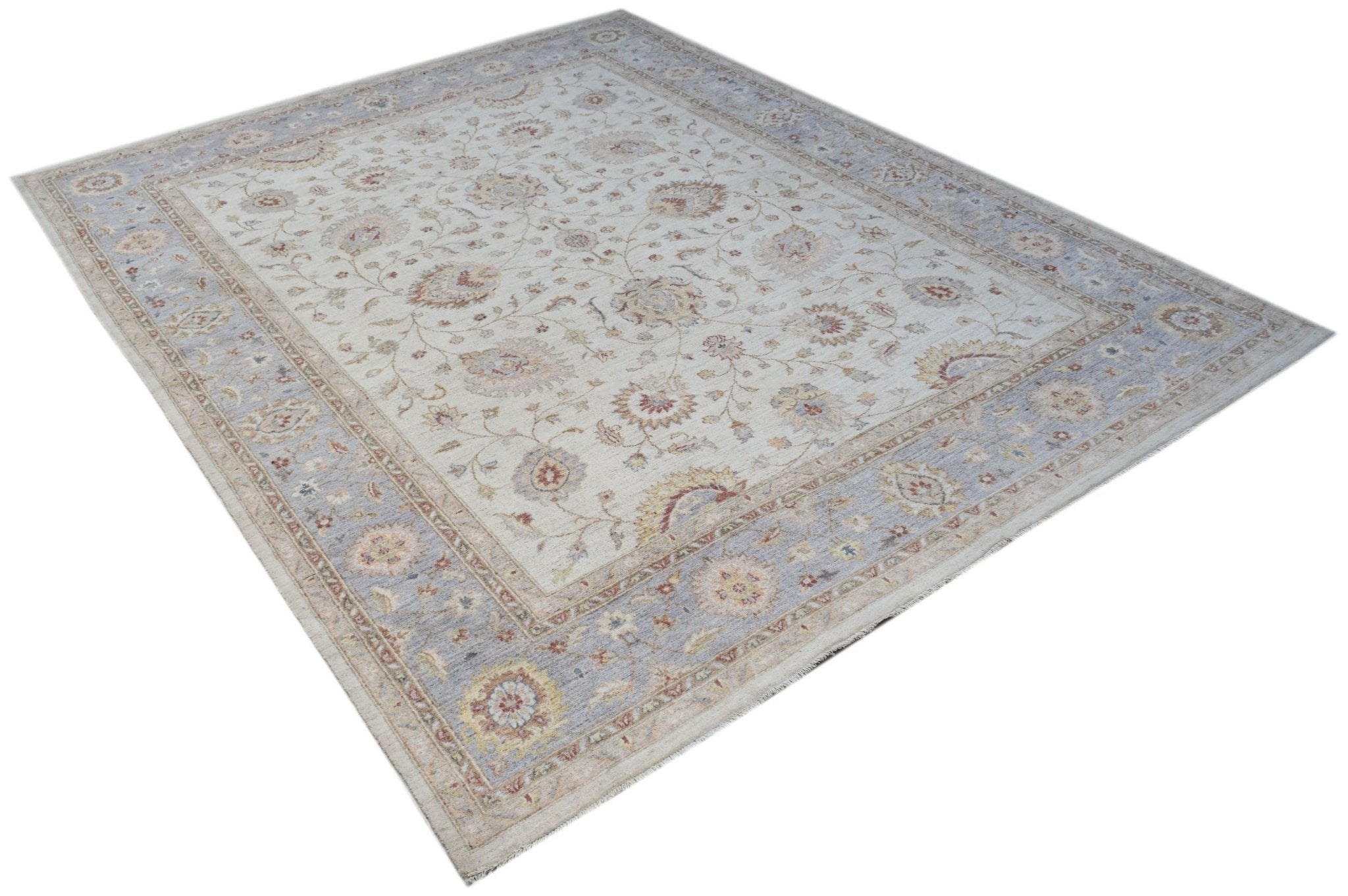 Handwoven Afghan Chobi Rug | 304 x 244 cm | 10' x 8'1" - Najaf Rugs & Textile