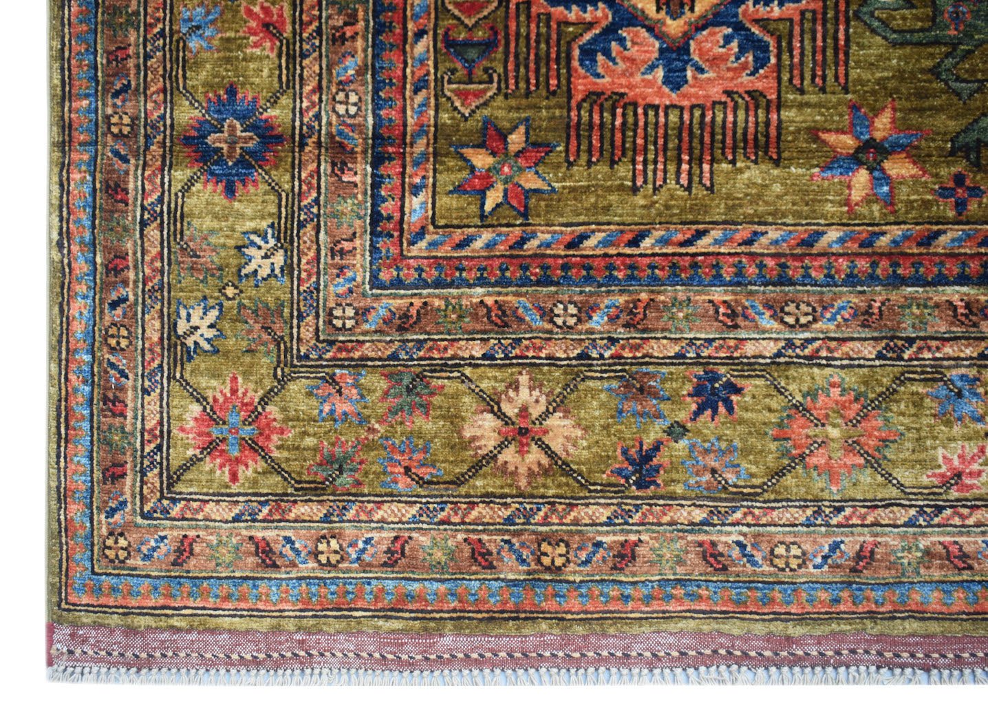 Handwoven Afghan Chobi Rug | 307 x 204 cm | 10'1" x 6'9" - Najaf Rugs & Textile