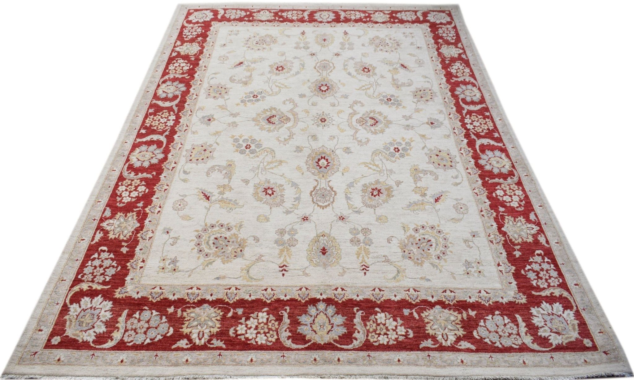 Handwoven Afghan Chobi Rug | 310 x 244 cm | 10'2" x 8' - Najaf Rugs & Textile