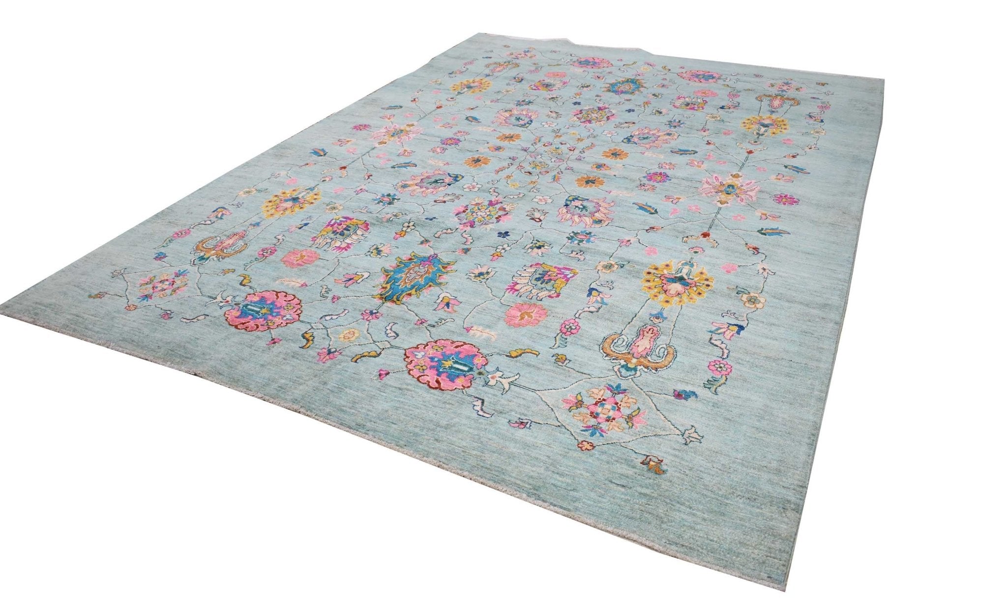 Handwoven Afghan Chobi Rug | 317 x 242 cm | 10'4" x 7'9" - Najaf Rugs & Textile