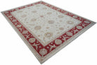 Handwoven Afghan Chobi Rug | 335 x 245 cm | 11' x 8'1" - Najaf Rugs & Textile