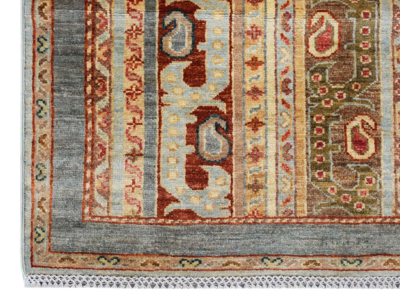 Handwoven Afghan Chobi Shaal Hallway Runner | 313 x 105 cm | 10'3" x 3'5" - Najaf Rugs & Textile