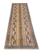 Handwoven Afghan Chobi Shaal Hallway Runner | 313 x 105 cm | 10'3" x 3'5" - Najaf Rugs & Textile