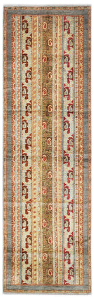 Handwoven Afghan Chobi Shaal Hallway Runner | 313 x 105 cm | 10'3" x 3'5" - Najaf Rugs & Textile