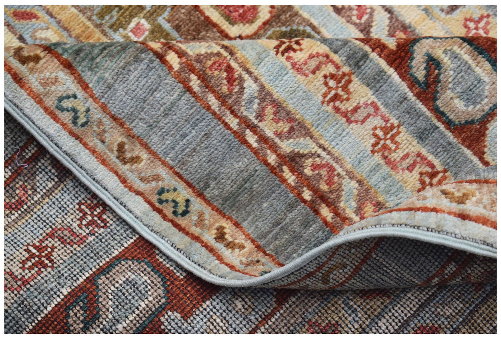 Handwoven Afghan Chobi Shaal Hallway Runner | 313 x 105 cm | 10'3" x 3'5" - Najaf Rugs & Textile