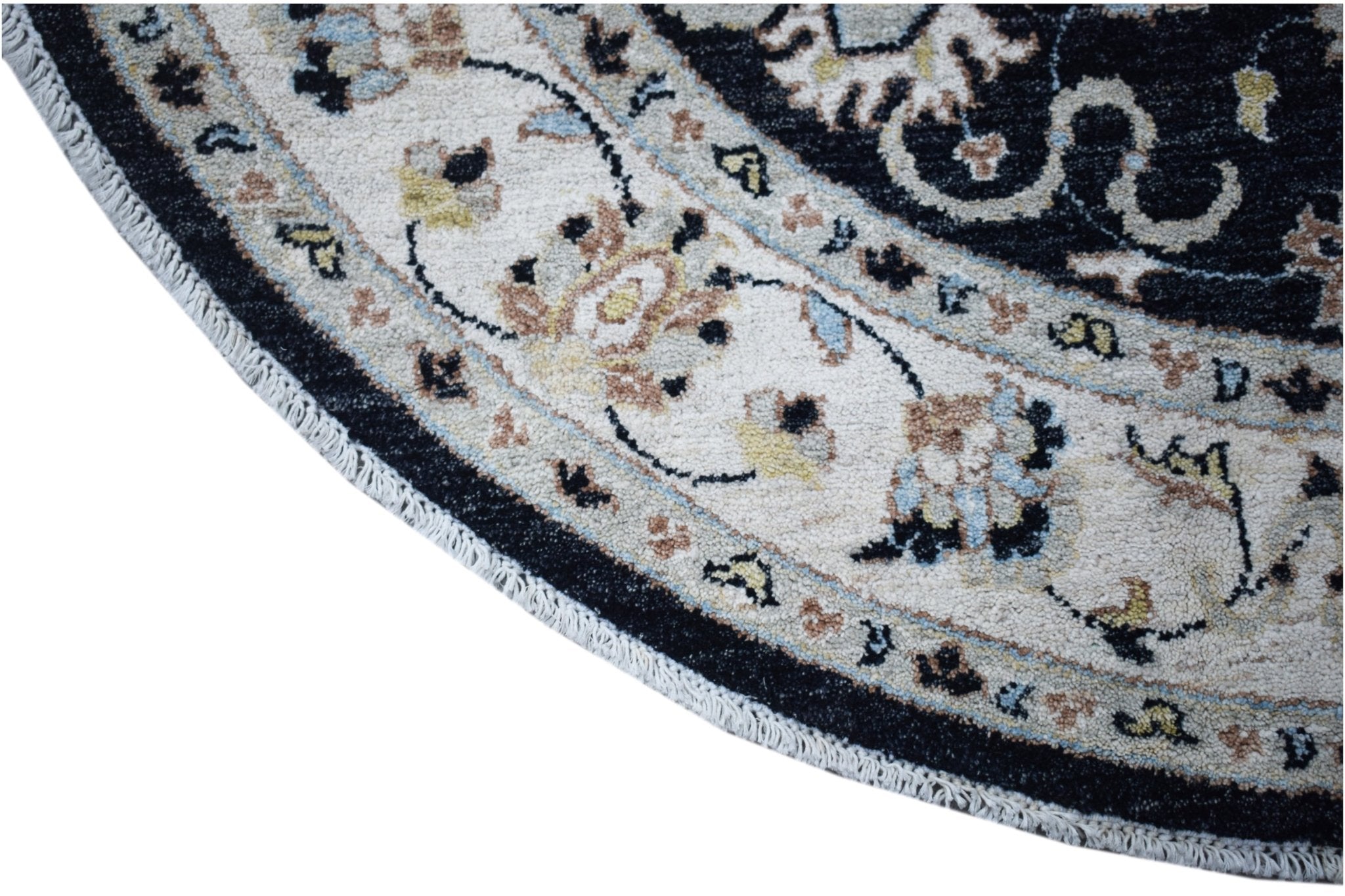 Handwoven Afghan Circular Chobi Rug | 153 x 151 cm | 5' x 5' - Najaf Rugs & Textile