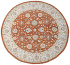 Handwoven Afghan Circular Chobi Rug | 267 x 266 cm | 8'9" x 8'9" - Najaf Rugs & Textile