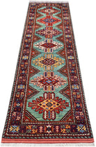 Handwoven Afghan Herati Chobi Hallway Runner | 316 x 85 cm | 10'5" x 2'9" - Najaf Rugs & Textile