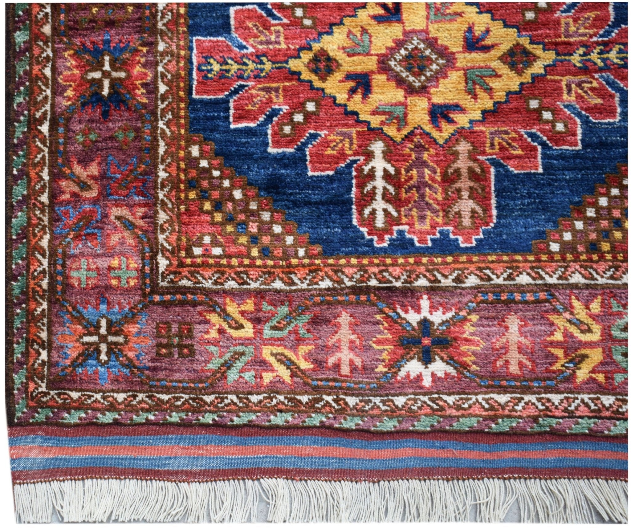 Handwoven Afghan Herati Chobi Hallway Runner | 335 x 85 cm | 11' x 2'9" - Najaf Rugs & Textile