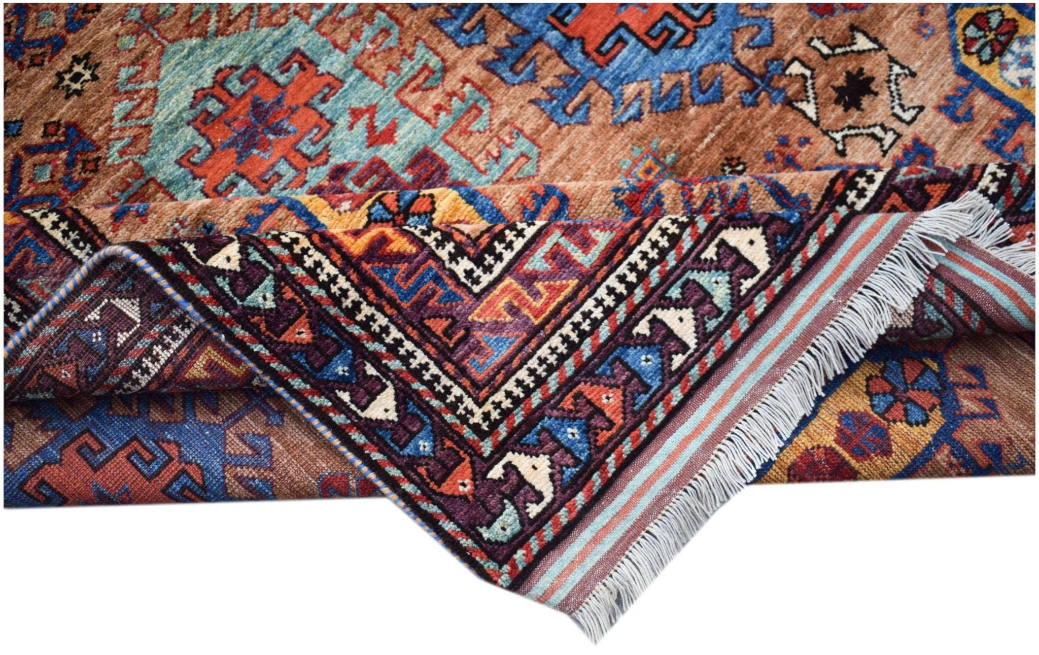 Handwoven Afghan Herati Chobi Rug | 242 x 167 cm | 8' x 5'6" - Najaf Rugs & Textile