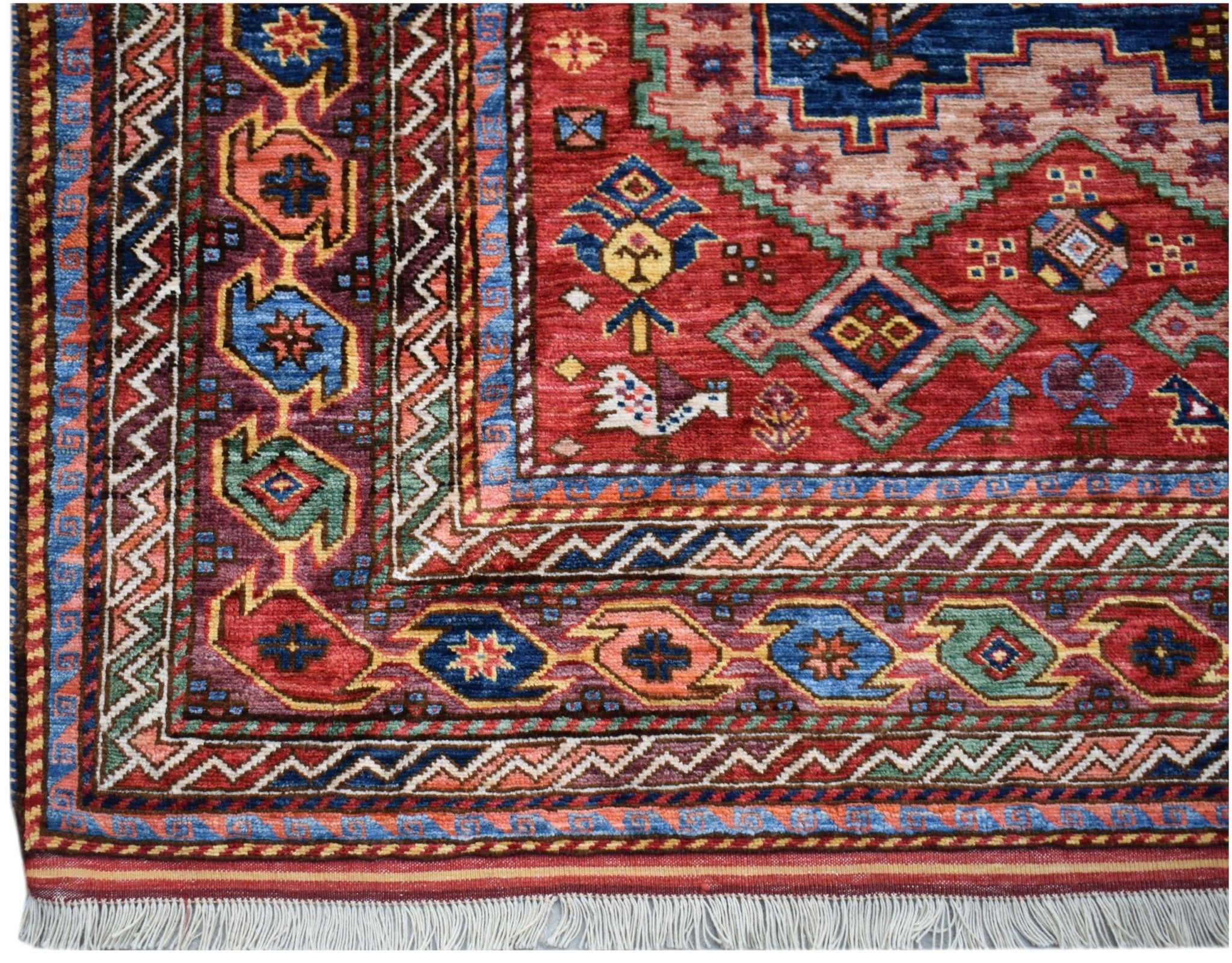 Handwoven Afghan Herati Chobi Rug | 250 x 176 cm | 8'2" x 5'9" - Najaf Rugs & Textile