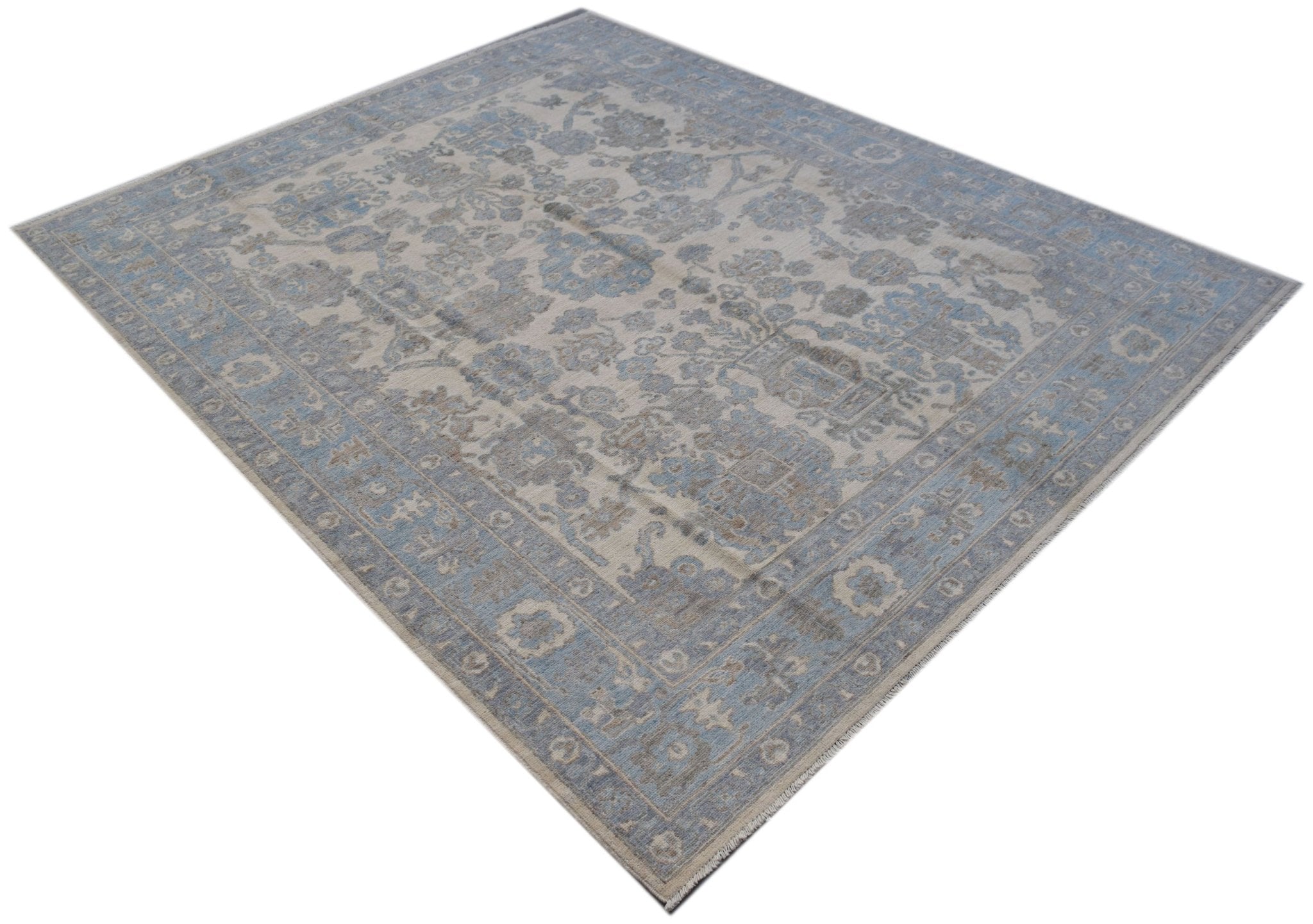 Handwoven Chobi Khotan Rug | 300 x 253 cm | 9'10" x 8'4" - Najaf Rugs & Textile