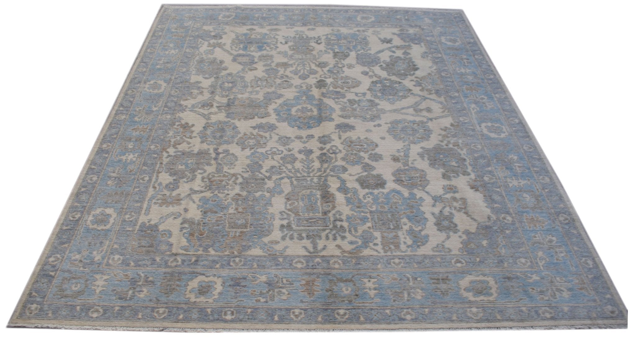 Handwoven Chobi Khotan Rug | 300 x 253 cm | 9'10" x 8'4" - Najaf Rugs & Textile