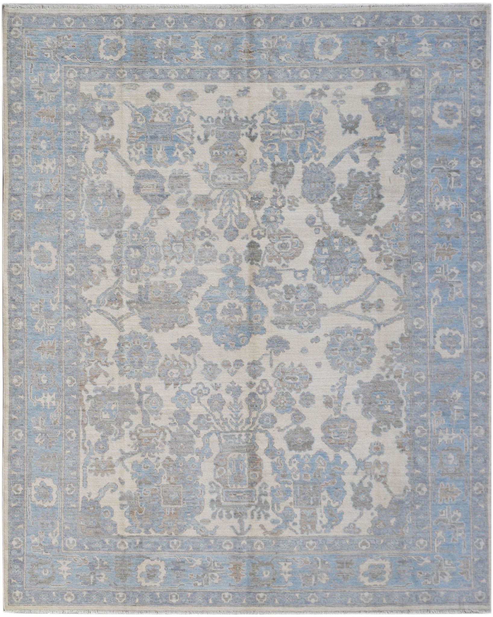 Handwoven Chobi Khotan Rug | 300 x 253 cm | 9'10" x 8'4" - Najaf Rugs & Textile