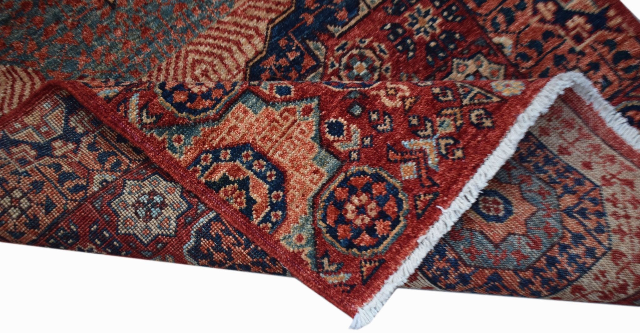 Handwoven Mamluk Chobi Hallway Runner | 240 x 77 cm | 7'11" x 2'6" - Najaf Rugs & Textile