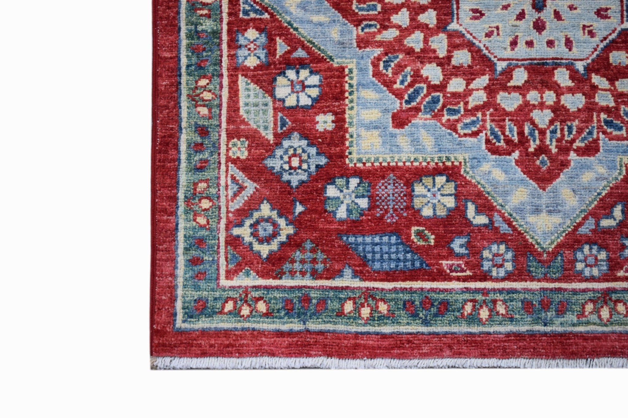 Handwoven Mamluk Chobi Hallway Runner | 292 x 80 cm | 9'7" 2'8" - Najaf Rugs & Textile