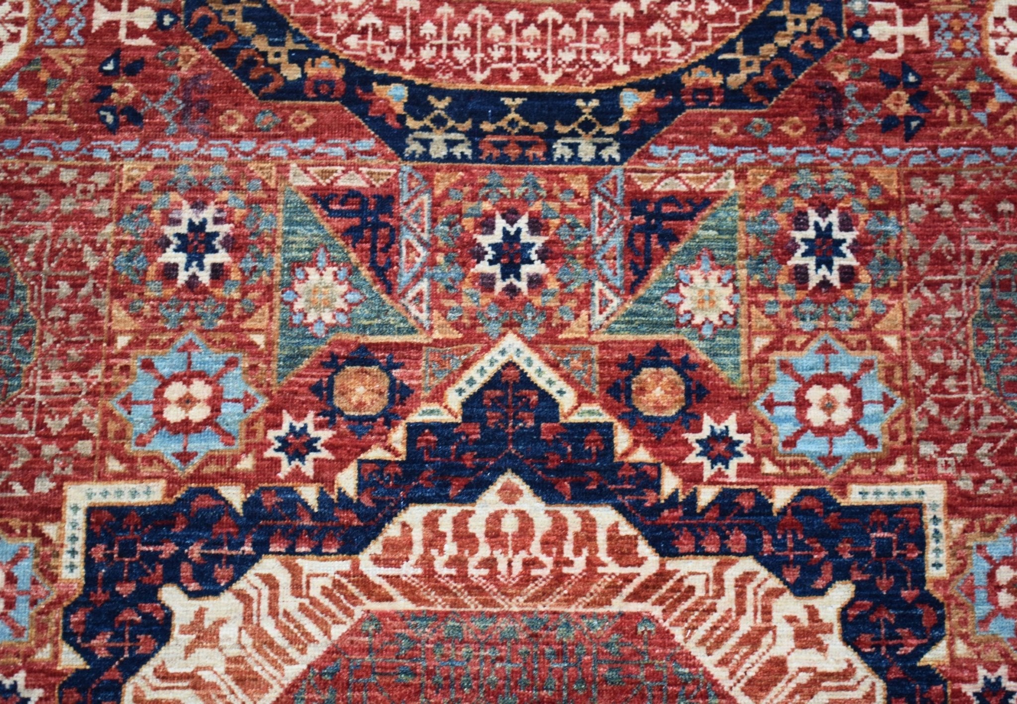 Handwoven Mamluk Chobi Hallway Runner | 306 x 78 cm | 10' x 2'7" - Najaf Rugs & Textile