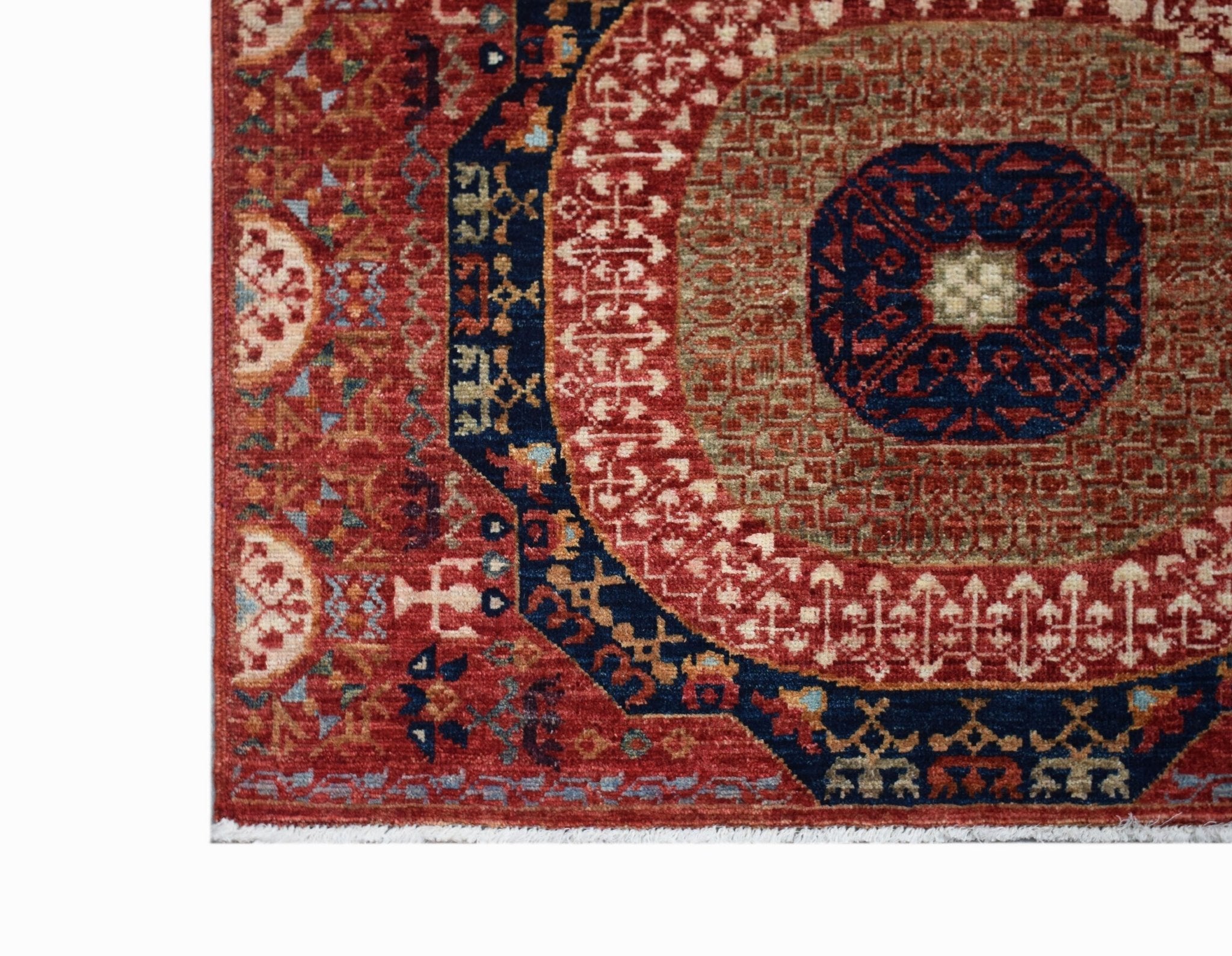 Handwoven Mamluk Chobi Hallway Runner | 306 x 78 cm | 10' x 2'7" - Najaf Rugs & Textile