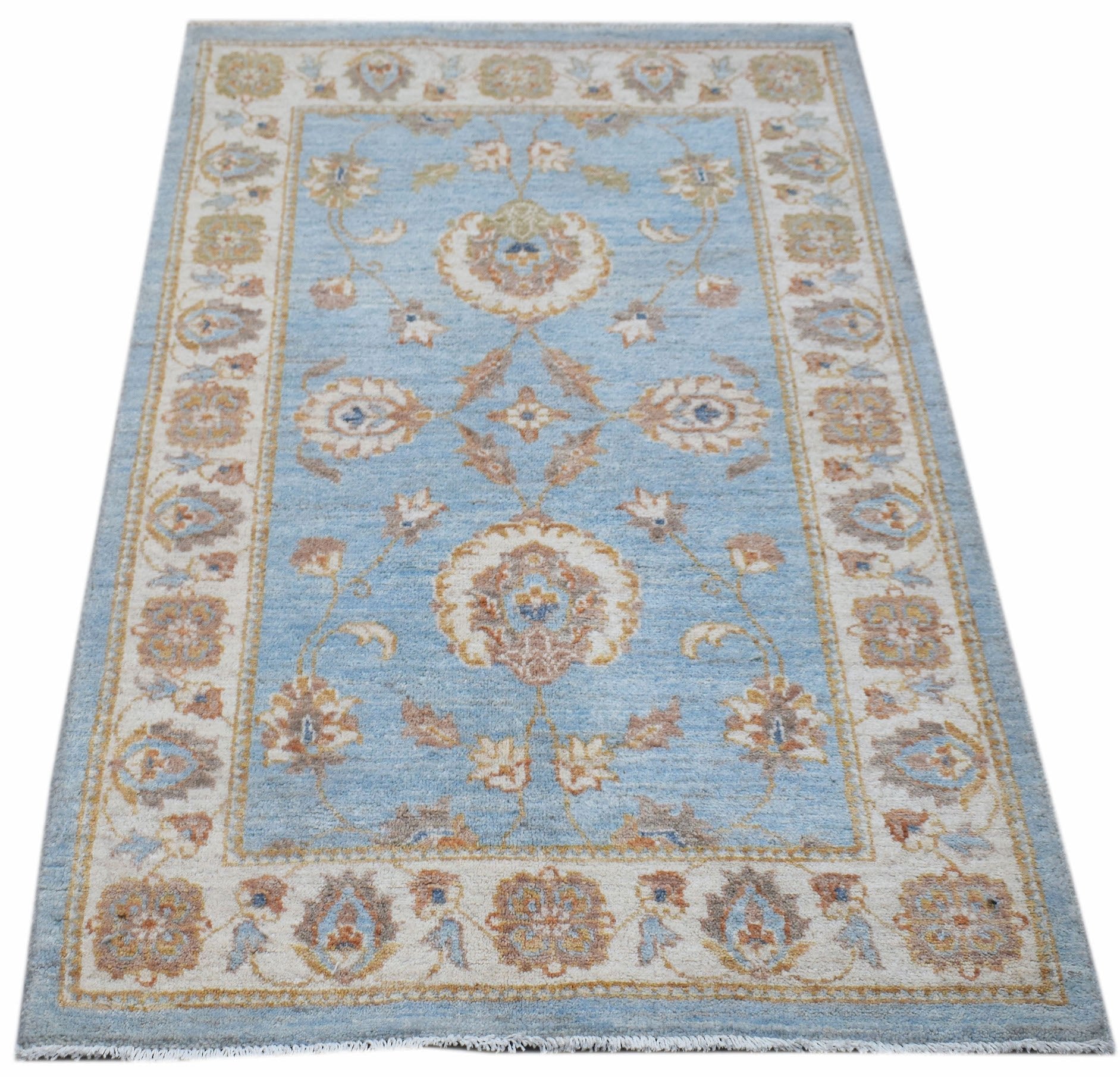 Handwoven Traditional Afghan Chobi Rug | 121 x 80 cm | 4' x 2'8" - Najaf Rugs & Textile