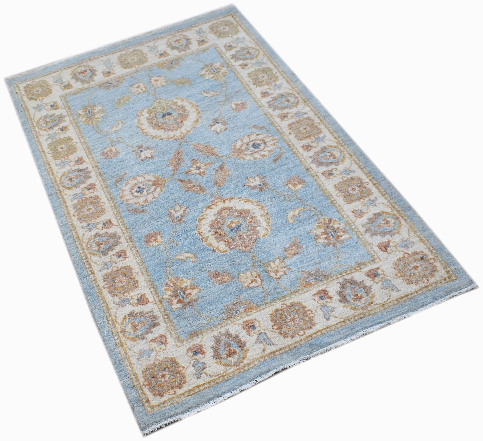 Handwoven Traditional Afghan Chobi Rug | 121 x 80 cm | 4' x 2'8" - Najaf Rugs & Textile