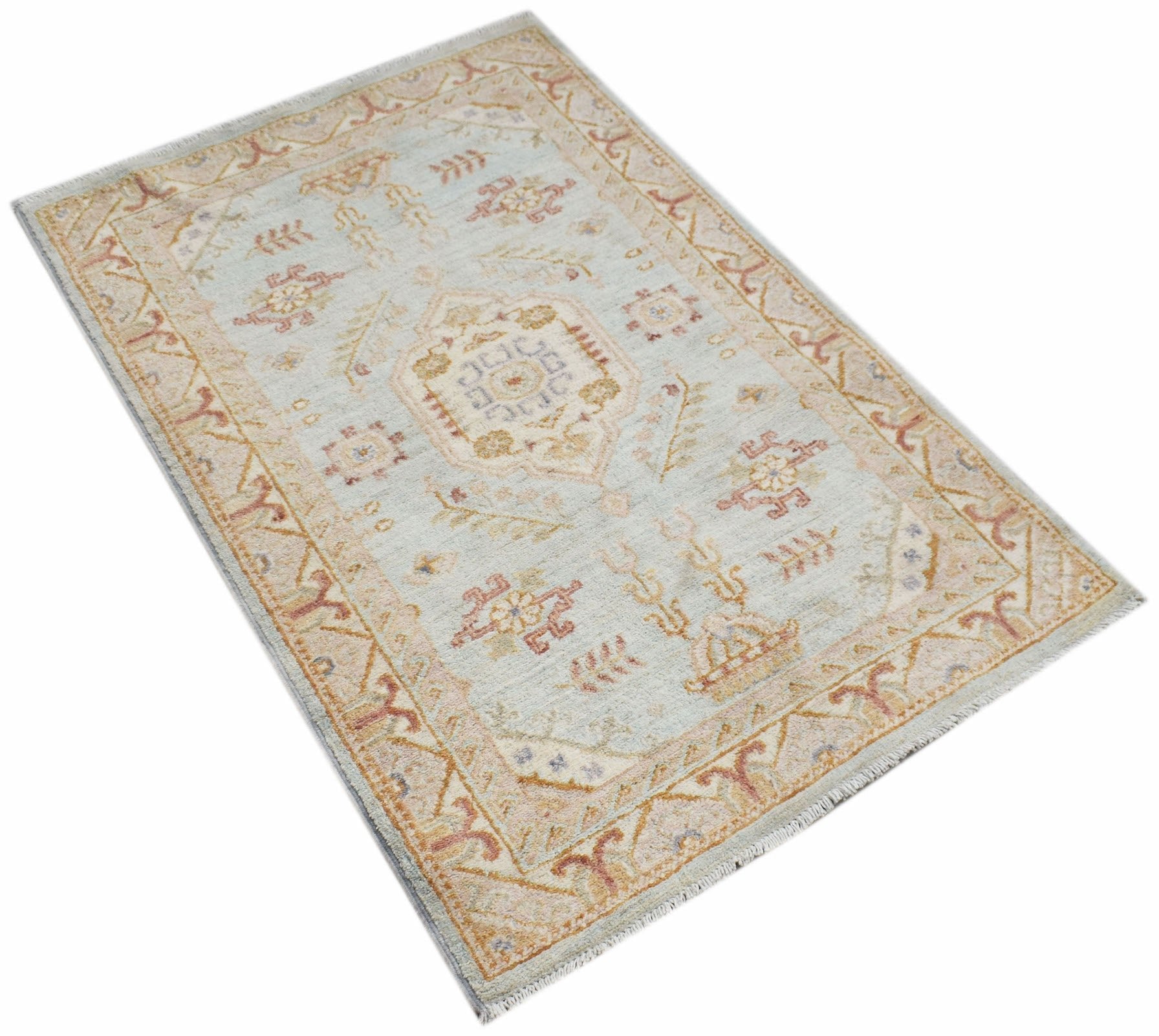 Handwoven Traditional Afghan Chobi Rug | 123 x 79 cm | 4'1" x 2'8" - Najaf Rugs & Textile