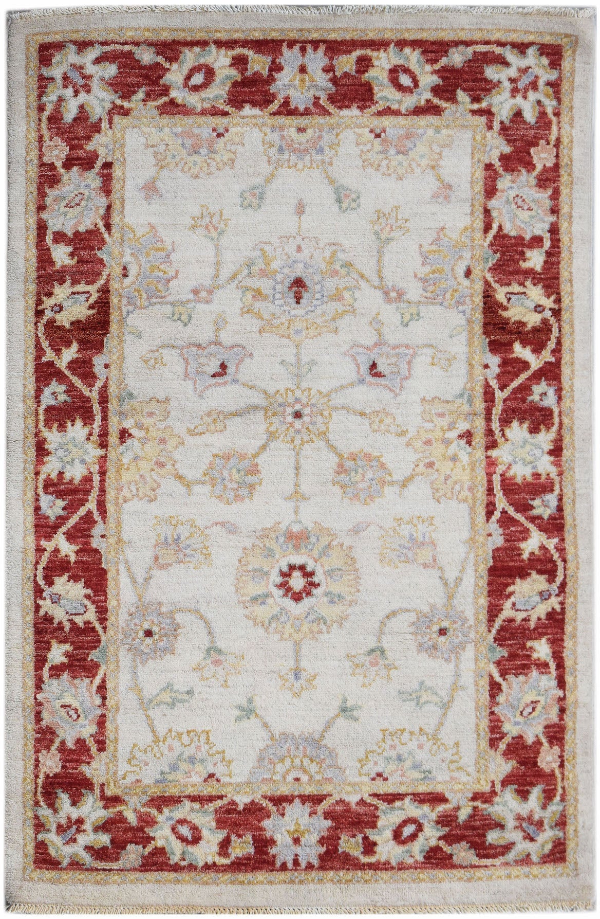 Handwoven Traditional Afghan Chobi Rug | 123 x 80 cm | 4'1" x 2'8" - Najaf Rugs & Textile